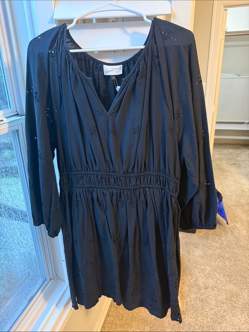 Universal Thread Black Eyelet Mini Dress